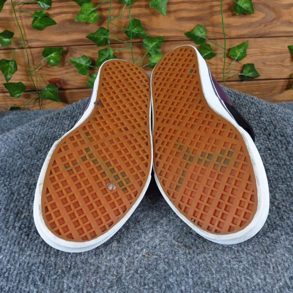 PUMA El Rey Women‎ Casual Slip On Sneakers Size 7.5 Walking Purple Fabric Canvas